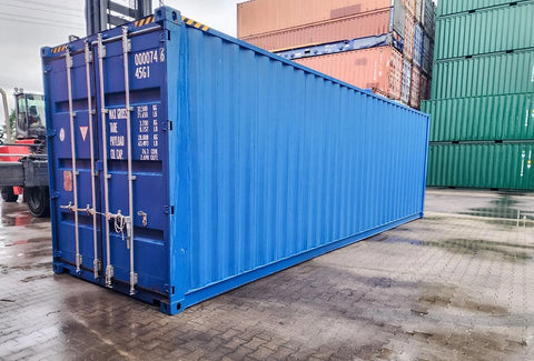 30 voet hoge kubus zeecontainer – IICL-standaard blauw