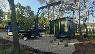 18m² kantoorruimte met badkamer en kitchenette