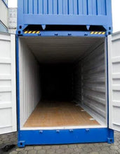 40ft High Cube-container met zijdeur (HCSD) blauw